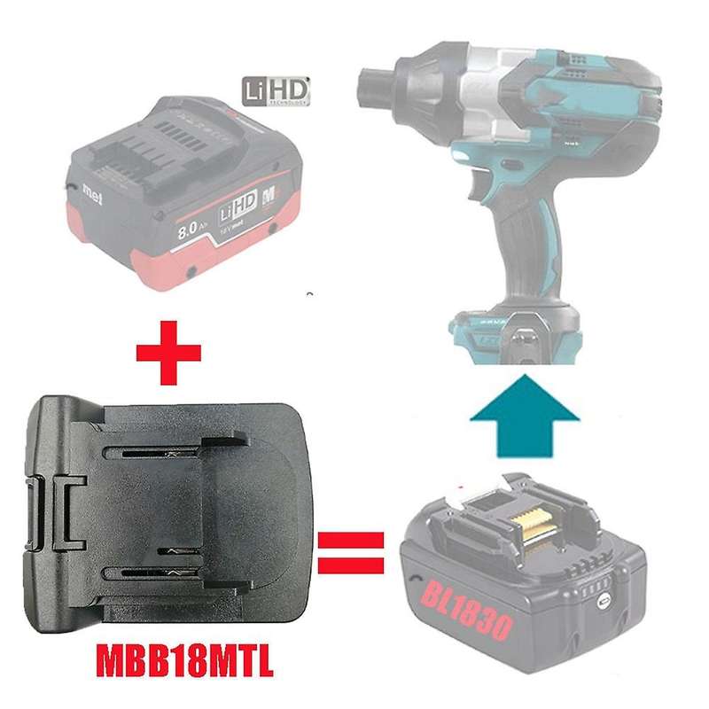 MBB18MTL Converter Use Metabo 18V Li-Ion Battery BL1830 BL1815