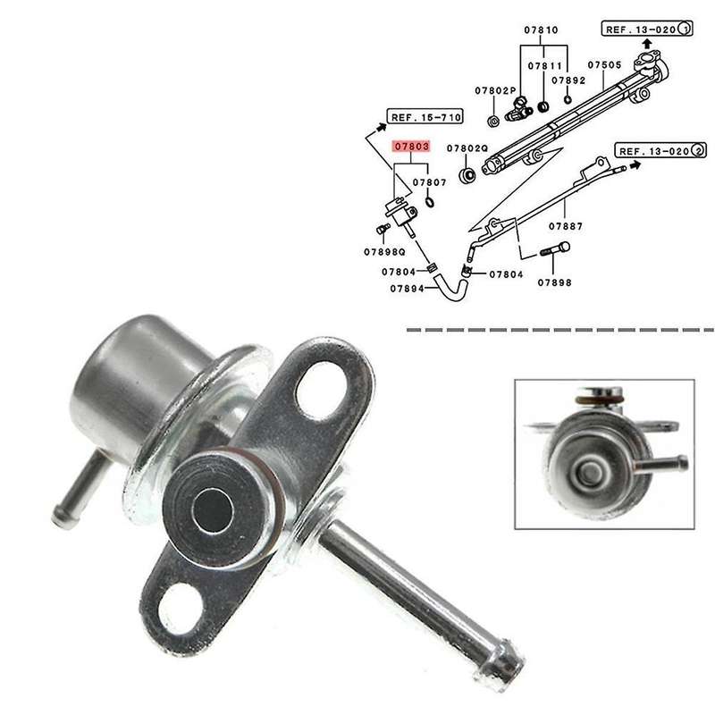 MD173985 New Fuel Pressure Regulator for Galant Delica 1992-97