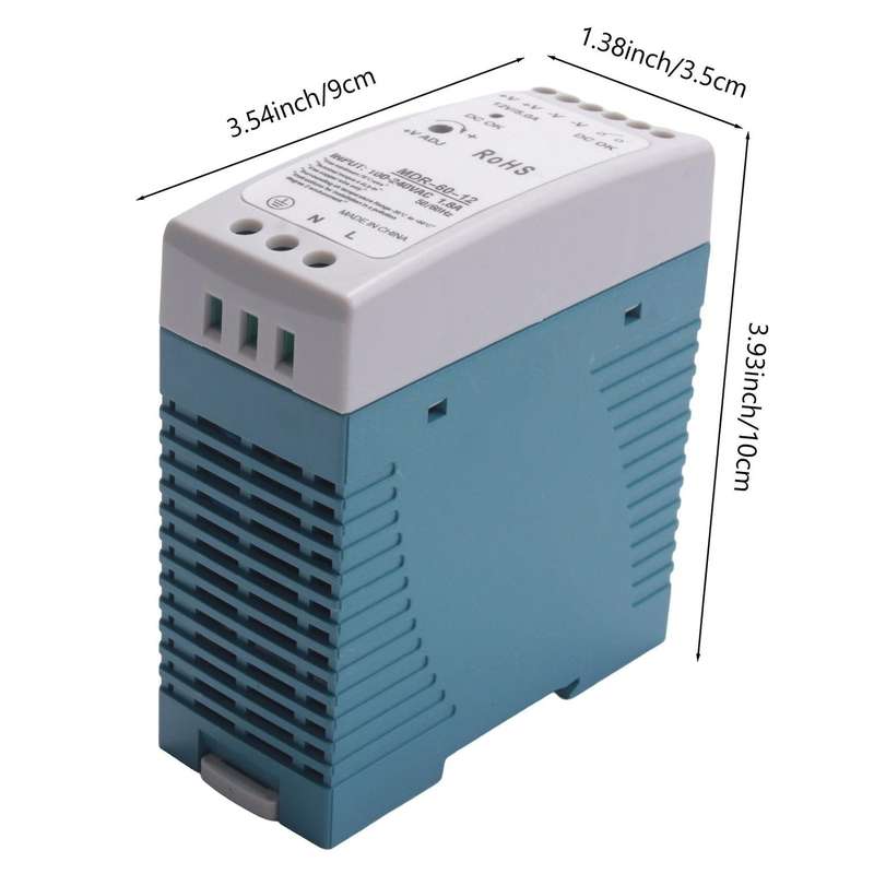MDR-60 12V 60W Din Rail power supply ac-dc driver voltage regulator