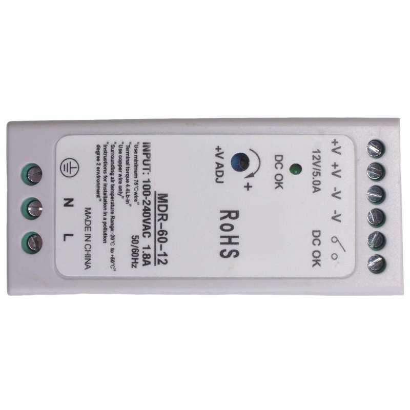 MDR-60 12V 60W Din Rail power supply ac-dc driver voltage regulator