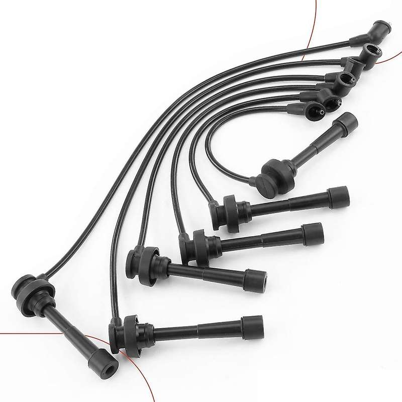 Md997506 Mr976524 Spark Plug Cable Set for Montero 1990-2004 L200 Truck 6g72, 6pcs