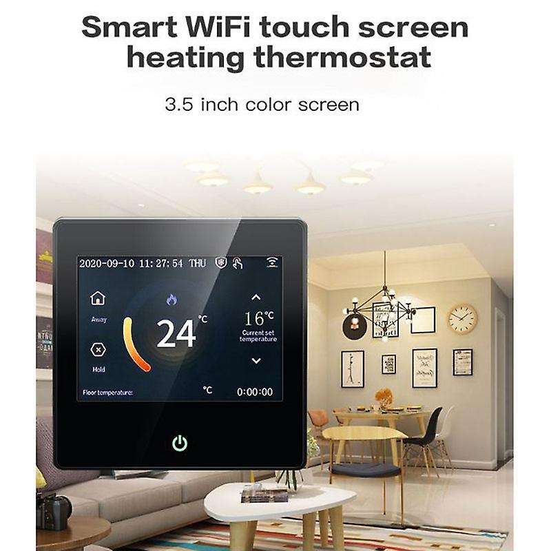 ME102 Color Screen with WIFI Electric Heating Press Thermostat 16A