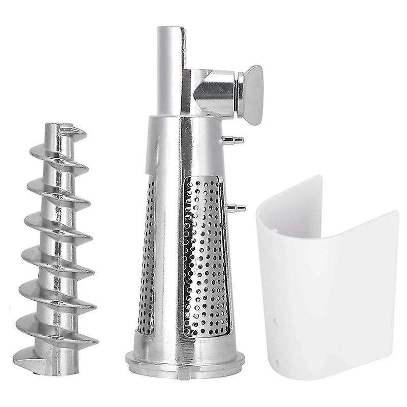 Meat Grinder Attachment for Mixers, Tomato Juicer Strainer Screw Shaft Filter Sleeve Baffle Accesso