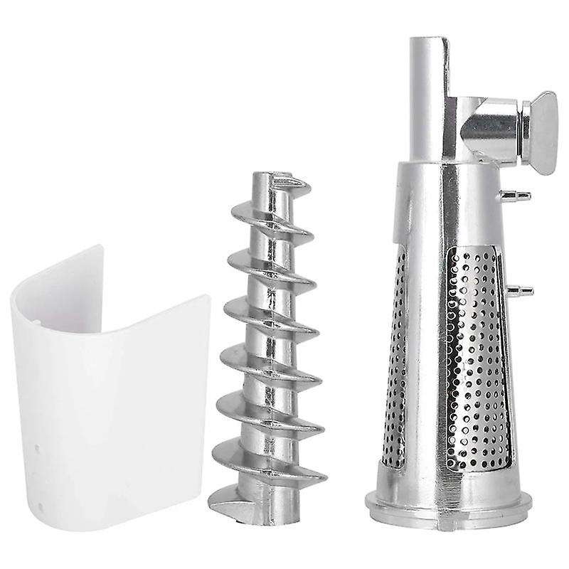 Meat Grinder Attachment for Mixers, Tomato Juicer Strainer Screw Shaft Filter Sleeve Baffle Accesso