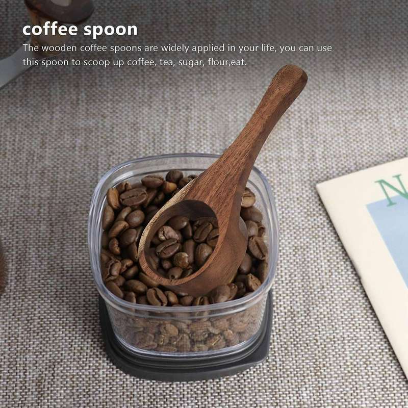 Measuring Spoon Wooden Coffee Milk Spoon Seasoning Measuring Spoon Teaspoon Baking Tools