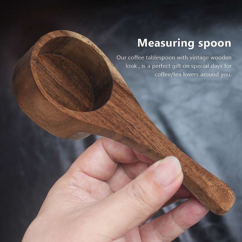 Measuring Spoon Wooden Coffee Milk Spoon Seasoning Measuring Spoon Teaspoon Baking Tools