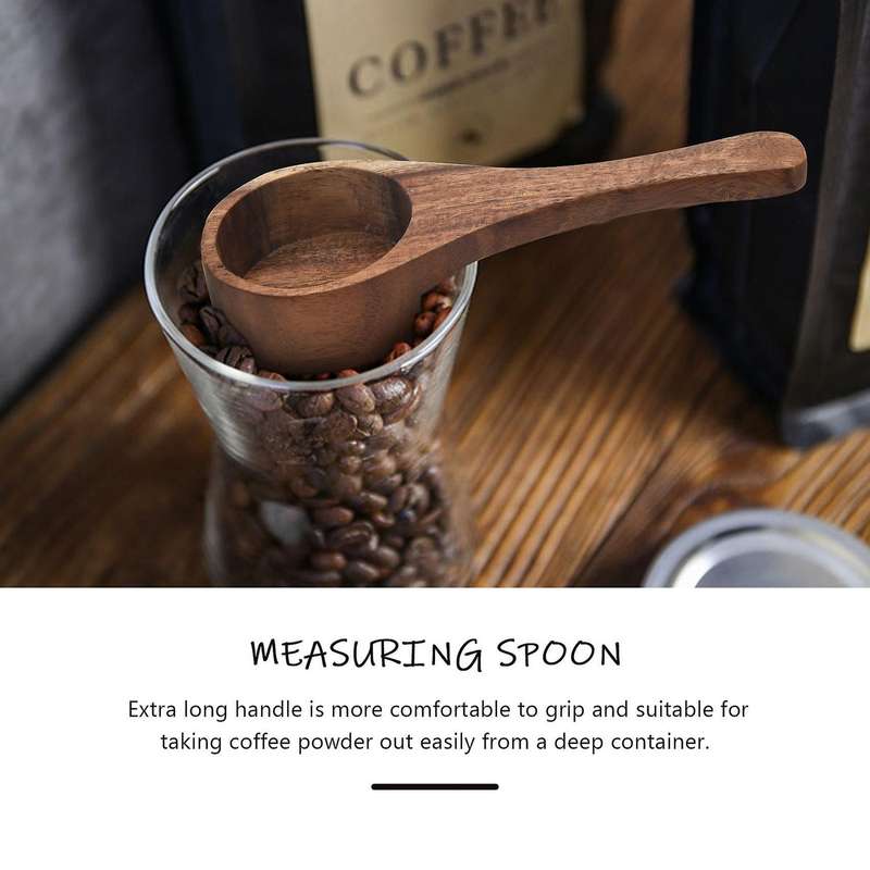 Measuring Spoon Wooden Coffee Milk Spoon Seasoning Measuring Spoon Teaspoon Baking Tools