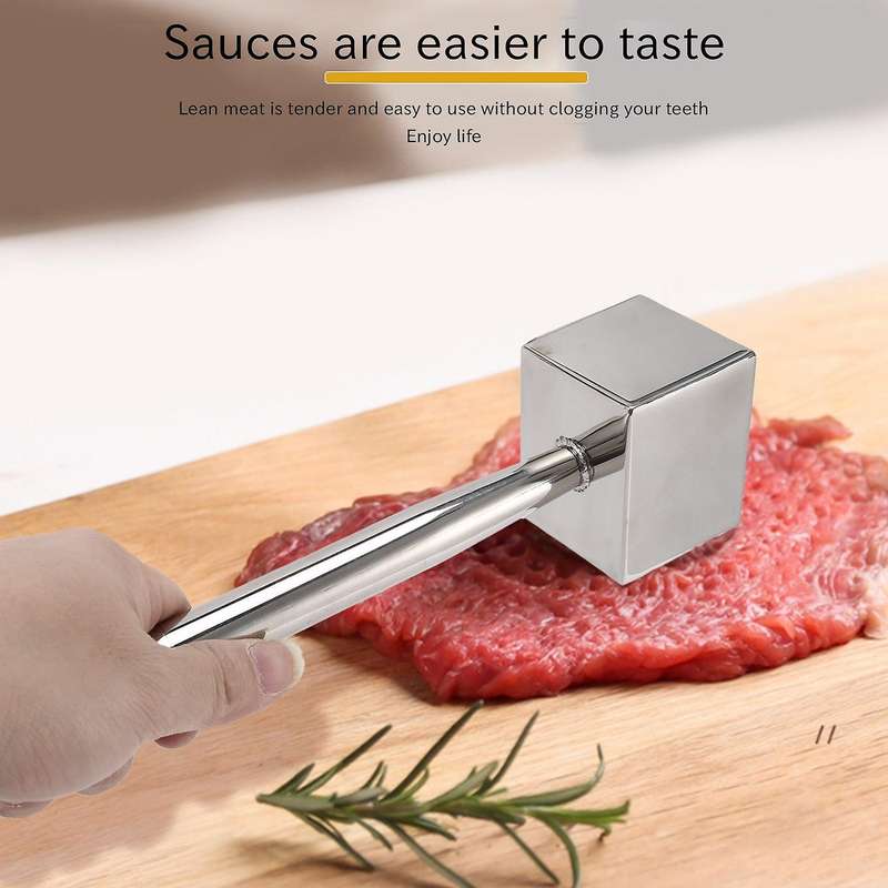 Meat Tenderizer,meat Tenderizer Tool Stainless Steel,heavy Duty Meat Mallet,meat Pounder for Tender