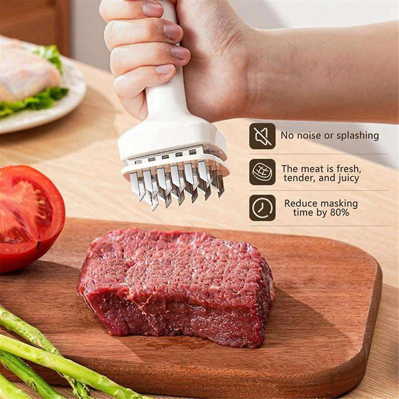 Meat Tenderizer Needle Stainless Steel Steak Tenderizer Hammer Kitchen Tool Cooking Gadgets Rib Brea