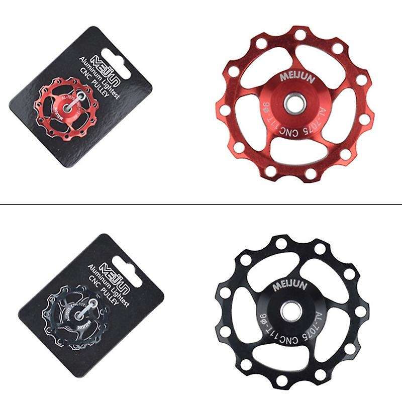 Meijun 11T Cnc Alloy Mountain Bikes Road Bicycles Guide Rear Derailleur Roller Idler Pulley Bearing