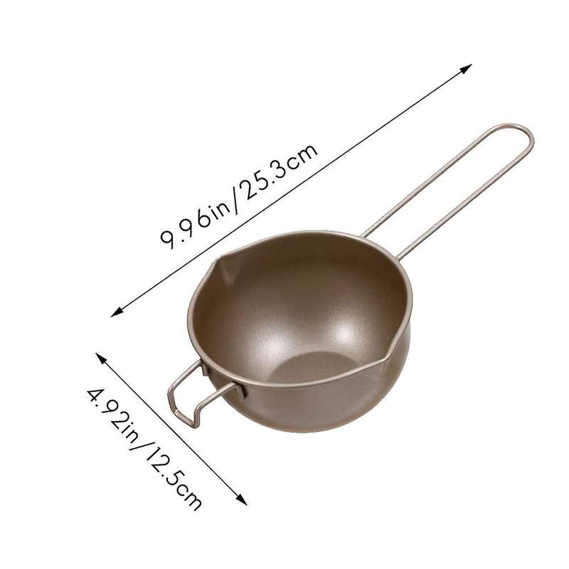 Melting Pot Carbon Steel Double Boiler Pot with Handle Butter Butter Cheese Candle Making Pot