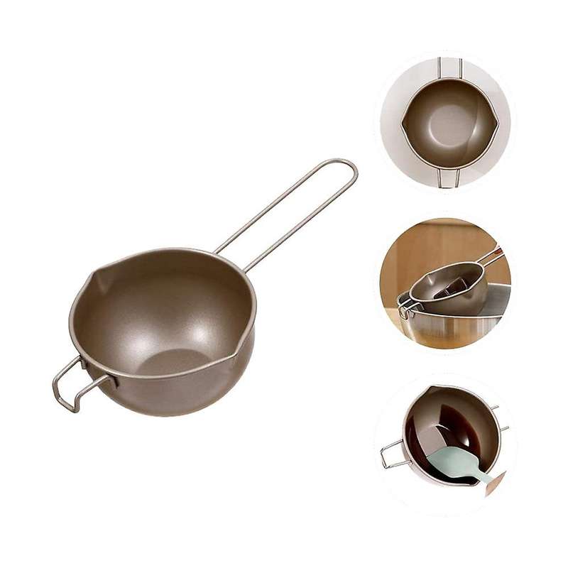 Melting Pot Carbon Steel Double Boiler Pot with Handle Butter Butter Cheese Candle Making Pot