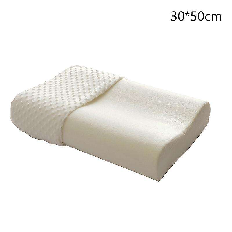 Memory Foam Pillow  Latex Neck Slow Rebound Soft Pillow-30x50Cm