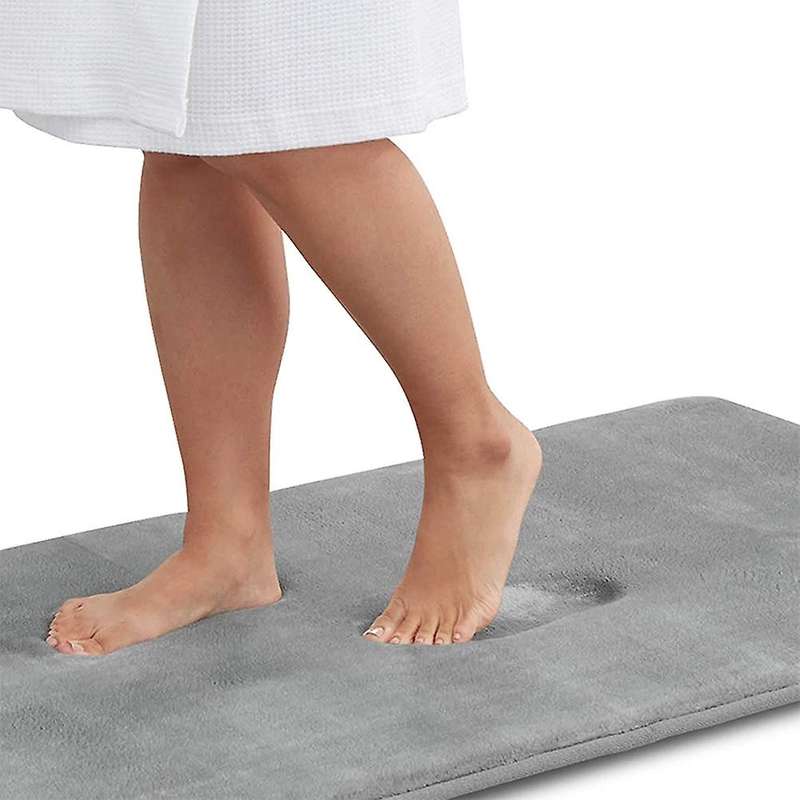 Memory Foam, Non-Slip Absorbent, Super Comfortable, Velvet Bathroom Carpet