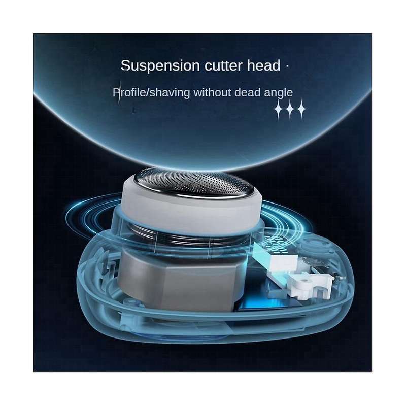 Men'S Mini Electric Travel Electric Shaver Pocket Size Washable Rechargeable Portable Painless Elec