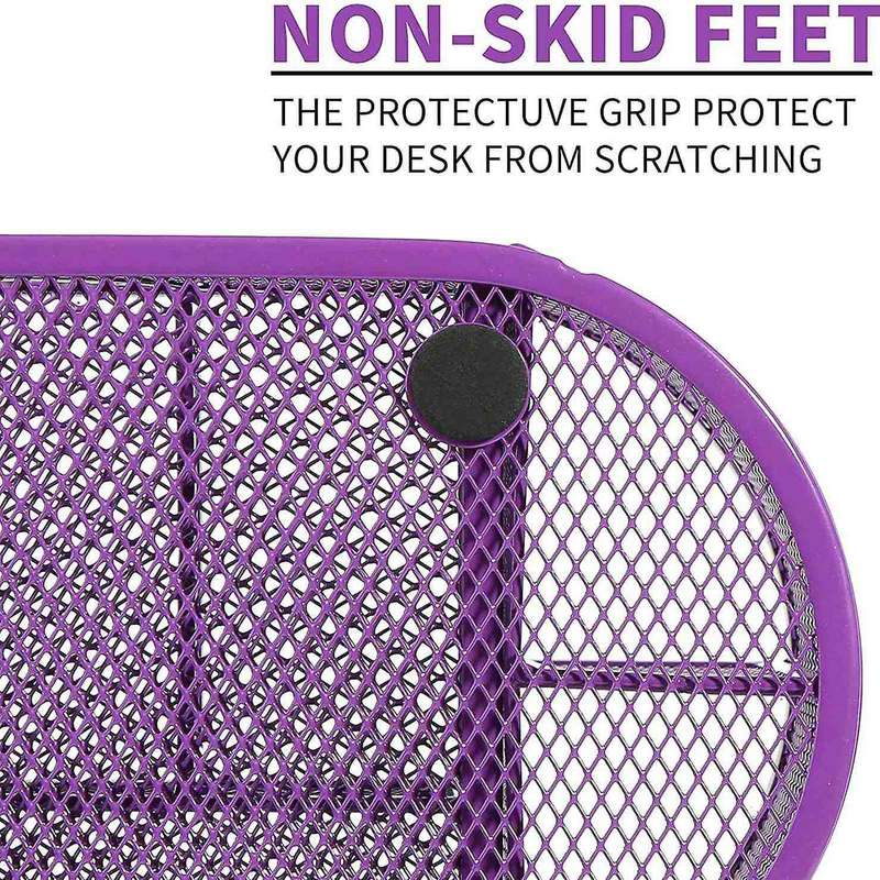Mesh Desk Organizers with Drawer, Office Organizer Metal Pen Holder Pencil Organizer for Desktop Pe