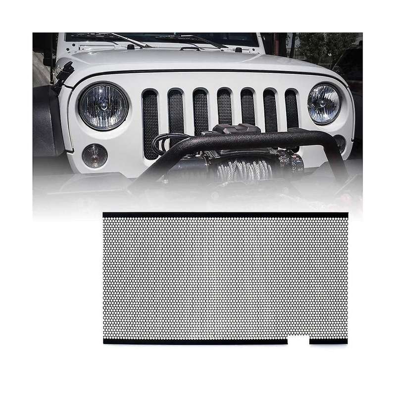 Mesh Insert for Wrangler Jk 2007 2008 2009 2010 2011 2012 2013 2014 2015 Front Hood Grill Grille Gr