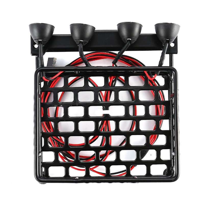 Metal 115x107mm Luggage Carrier Roof Rack with Spotlights