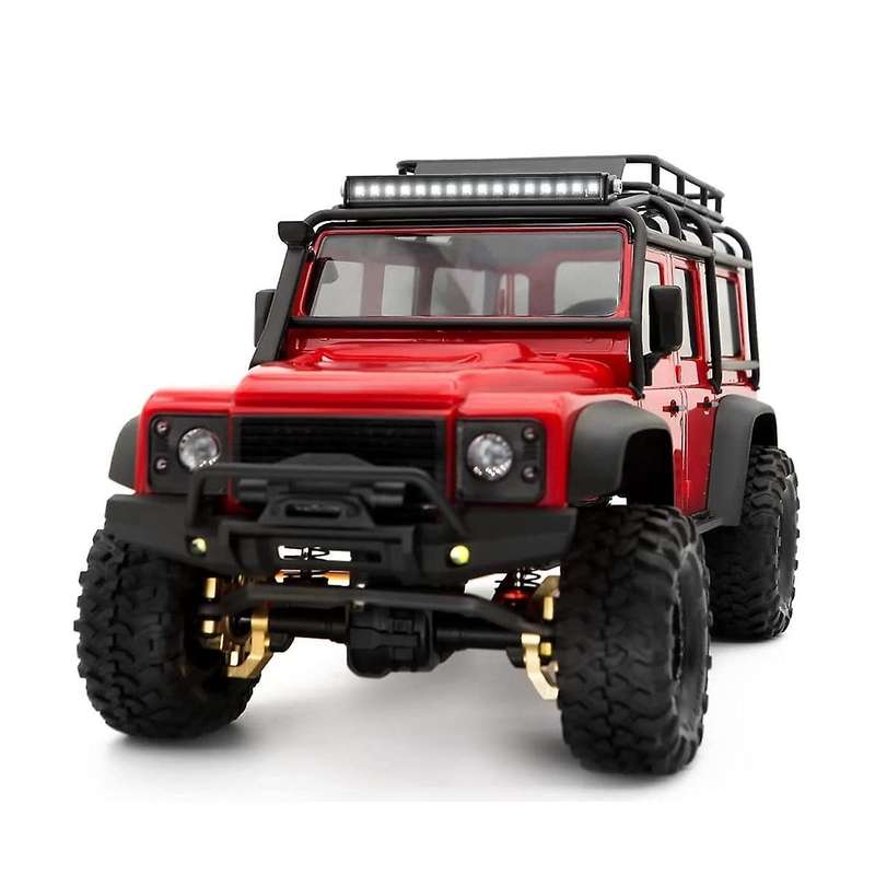 Metal 16 Led 8 Modes Roof Light Bar Roof Lamp for Trx4m Trx4-m 1/18 Rc Crawler Car Upgrade Parts