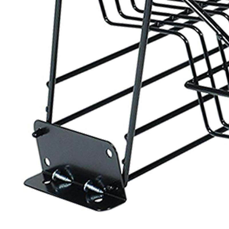Metal 3-Tier Pull Down Spice Rack - Easy Reach Retractable Large Capacity Kitchen Storage Shelf Org