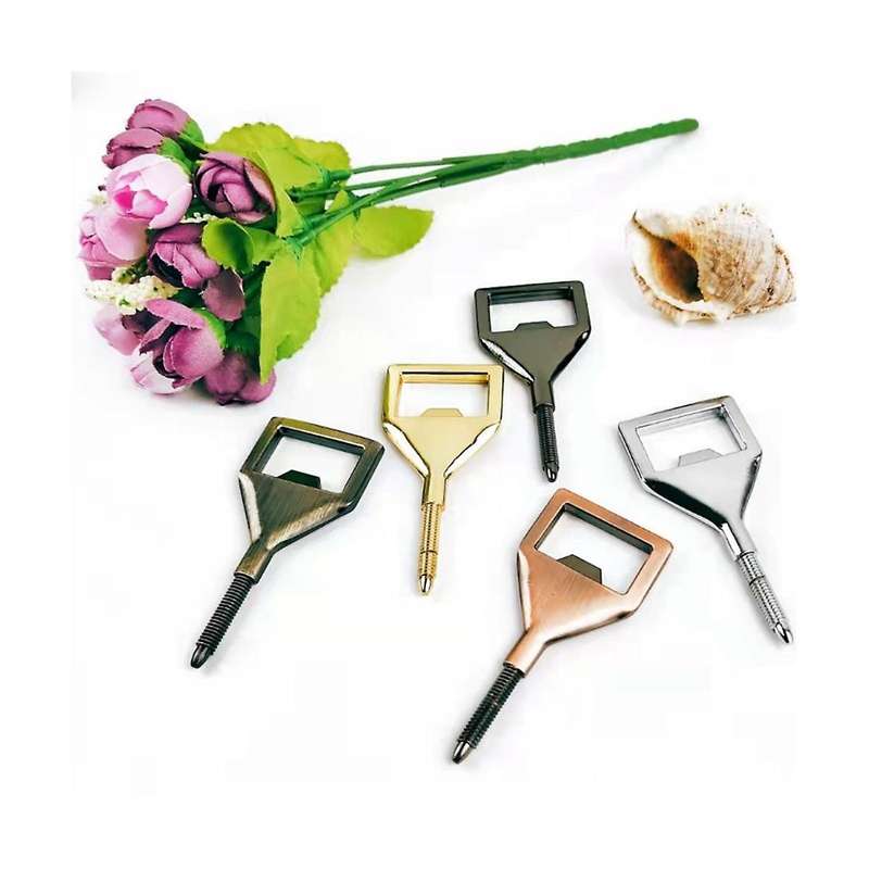 Metal Bottles Opener Kits Blank Opener Insert Diy Metal Beer Opener Square Opener
