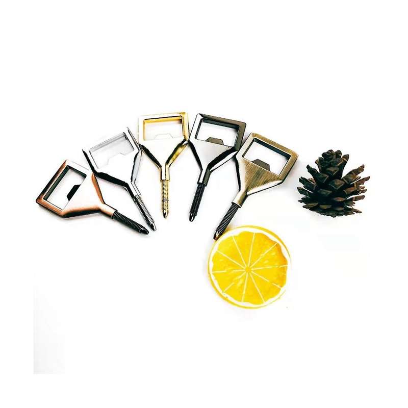 Metal Bottles Opener Kits Blank Opener Insert Diy Metal Beer Opener Square Opener