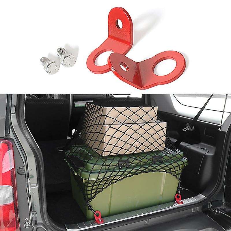 Metal Car Tail Rear Trunk Cargo Luggage Net Lock Hook Floor Hooks for Jimny 2007-2017 Interior Car A