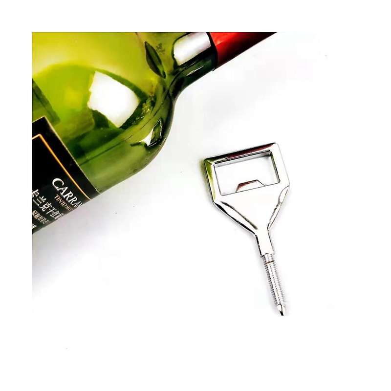 Metal Bottles Opener Kits 4 Pack Blank Stainless Steel Opener Insert Diy Metal Beer Opener Square O