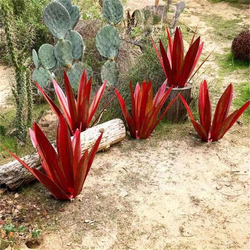 Metal Country Sculpture DIY Plant Home Decor Country Garden Ornament Indooutdoor Statuette 27CM