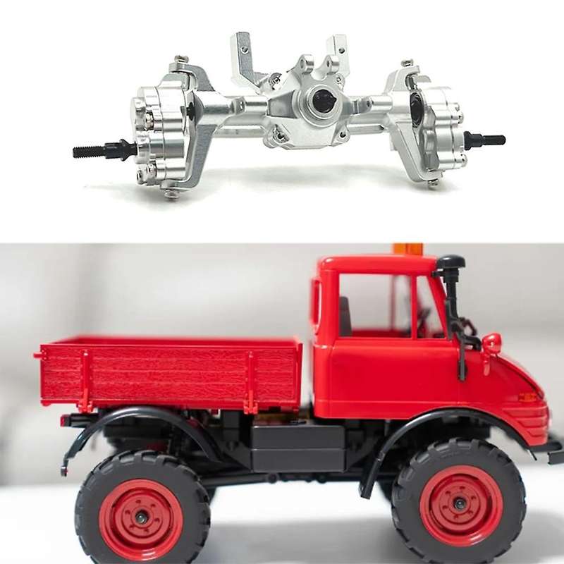 Metal Complete Front Axle Kit for FMS 1/24 FCX24 Xiaoqi Crusher K5 Red