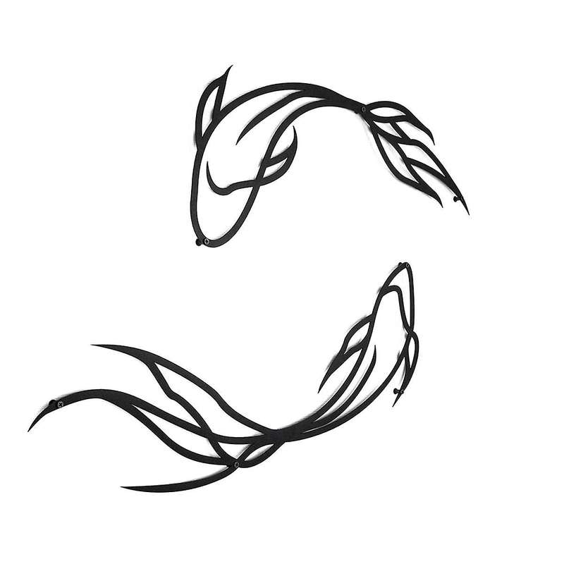 Metal Fish Wall Decor, Fish Metal Wall Art, Metal Wall Decor, Minimalist Wall Art, Fish Wall Decor,