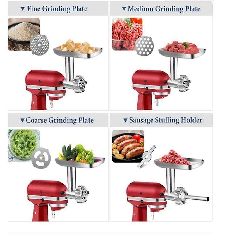 Metal Food Grinder Attachment for Stand Mixers, Meat Grinder Attachment Kitchen Tools