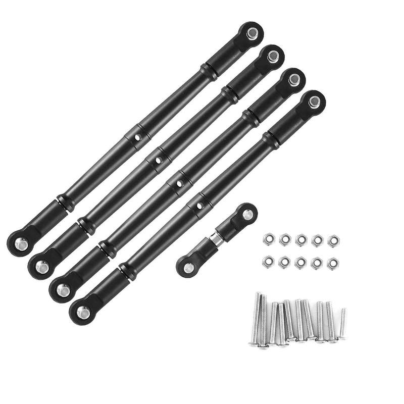 Metal Front and Rear Link Rod Tie Rod Pull Rod Servo Rod for Arrma 1/8 Karton Outcast Notorious Upg