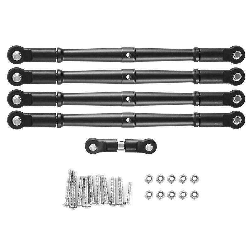 Metal Front and Rear Link Rod Tie Rod Pull Rod Servo Rod for Arrma 1/8 Karton Outcast Notorious Upg