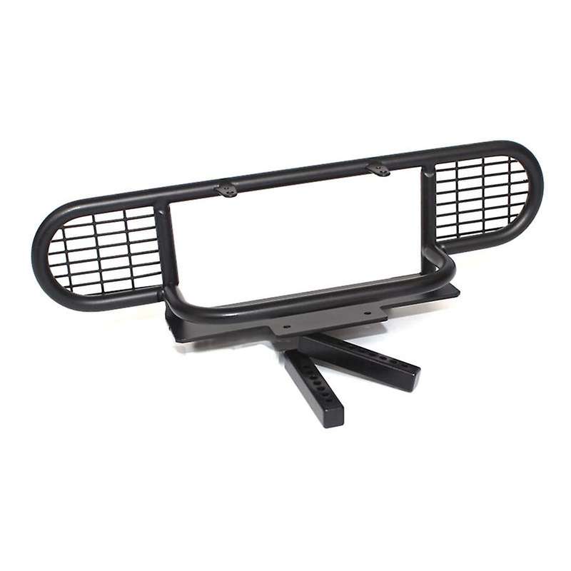 Metal Front Camel Trophy Bumper with Light for 1/10 RC Crawler Car TRX4 SCX10 Front Collision Bumper