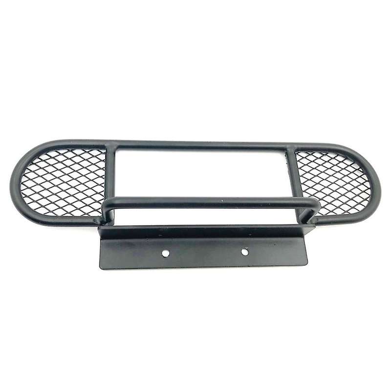 Metal Front Camel Trophy Bumper with Light for 1/10 RC Crawler Car TRX4 SCX10 Front Collision Bumper