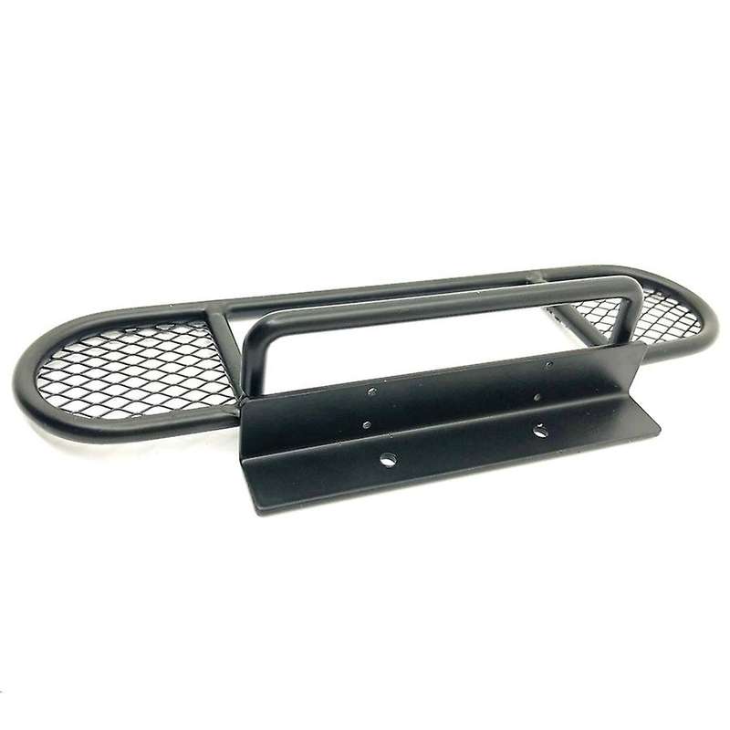 Metal Front Camel Trophy Bumper with Light for 1/10 RC Crawler Car TRX4 SCX10 Front Collision Bumper