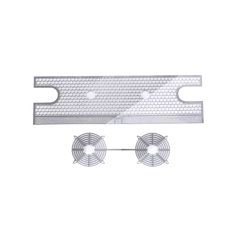 Metal Inlet Grille Cover Hood Radiator Box for Trx4 2021 1/10 Rc Cawler Car Upgrade Parts