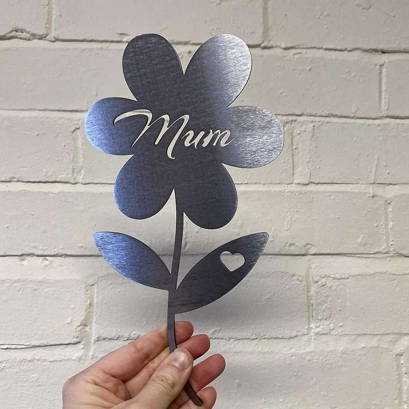 Metal Iron Flower, Hand Flower Garden Sculpture Rose Board Home Decoration -A
