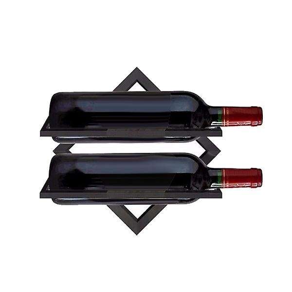 Metal Iron Wall Mount Wine Bottle Holder Combination Home Decoration Wine Rack Bar Wine Rack Wall Ha