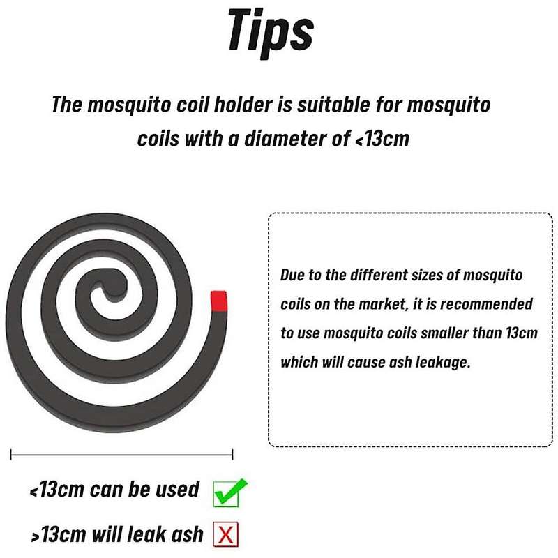Metal Mosquito Coil Holder 2Pcs,Retro Insect Mosquito Coil Bracket Incense Sandalwood Fire and Wind