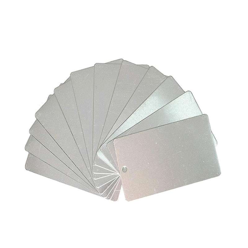 Metal Plant Label Tree Tags Garden Label Tag Outdoor Metal Label Stamping Blanks 50 Pack
