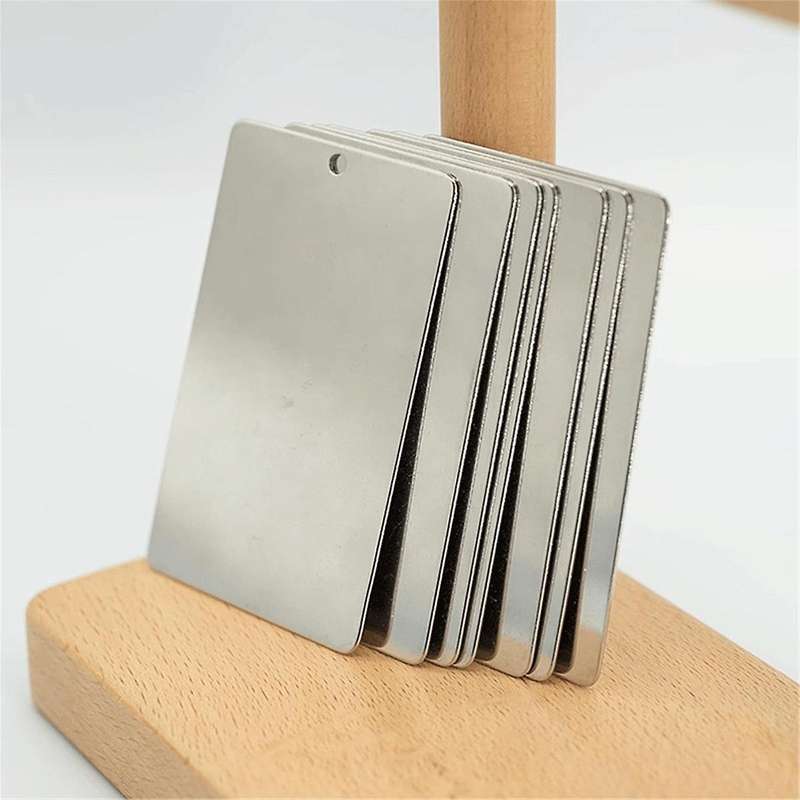 Metal Plant Label Tree Tags Garden Label Tag Outdoor Metal Label Stamping Blanks 50 Pack