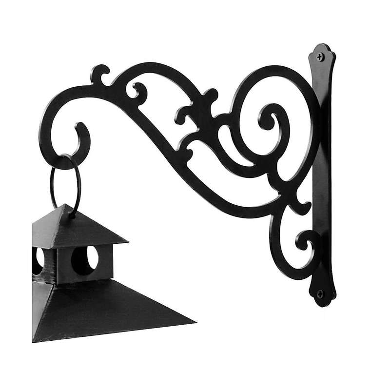 Metal Plant Flowerpot Basket Hanger Wall Hanging for Balcony Decor Plant Bracket Flowerpot Rack 2Pc