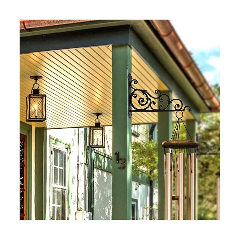 Metal Plant Flowerpot Basket Hanger Wall Hanging for Balcony Decor Plant Bracket Flowerpot Rack 2Pc