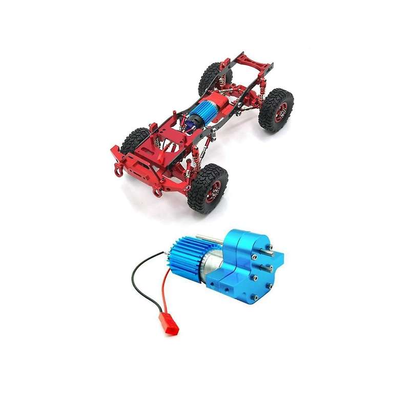 Metal Portable Gearbox 370 Reduction Motor with Heat Sink Truck Pickup Cartoon Adaptive Gearbox Asse