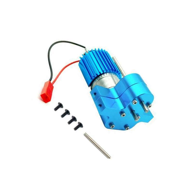 Metal Portable Gearbox 370 Reduction Motor with Heat Sink Truck Pickup Cartoon Adaptive Gearbox Asse
