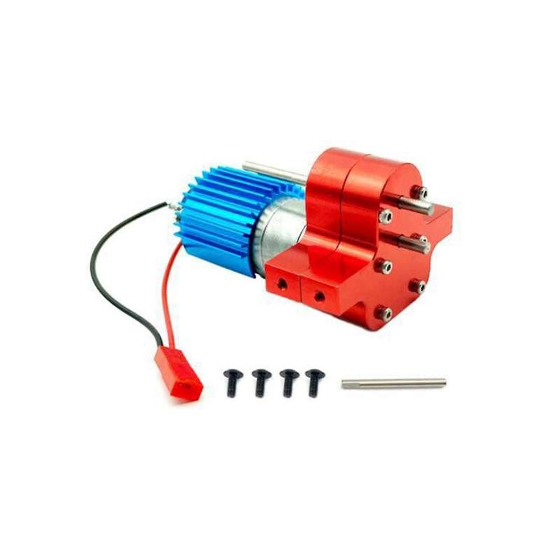 Metal Portable Gearbox 370 Reduction Motor with Heat Sink Truck Pickup Cartoon Adaptive Gearbox Asse