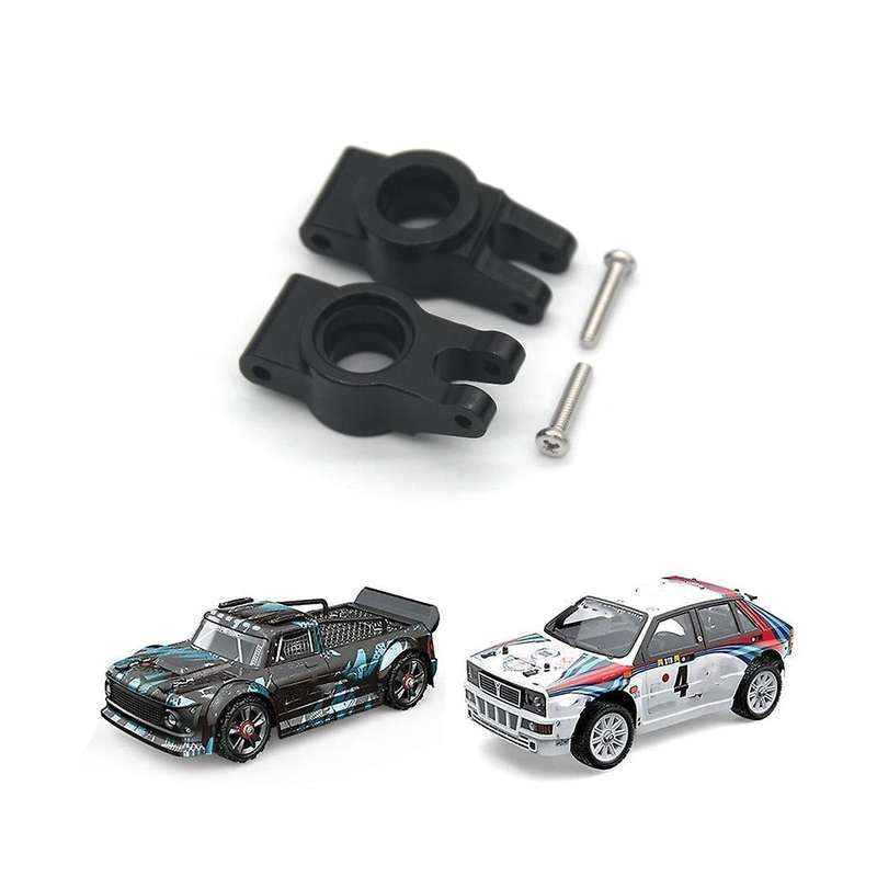 Metal Rear Hub Carrier Rear Wheel for Go 14301 14302 1/14 Rc Car Upgrades Parts Accessories, Black