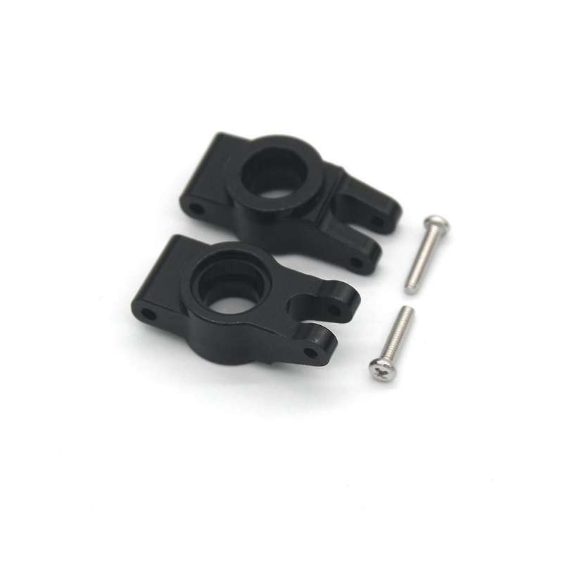 Metal Rear Hub Carrier Rear Wheel for Go 14301 14302 1/14 Rc Car Upgrades Parts Accessories, Black